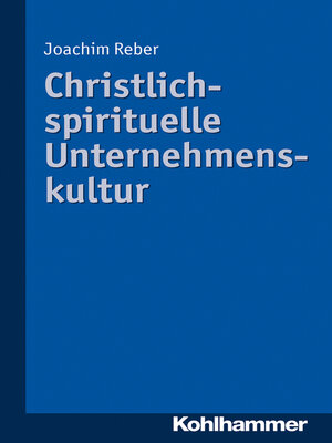 cover image of Christlich-spirituelle Unternehmenskultur
